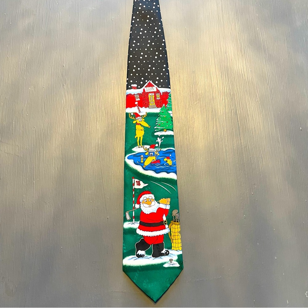Special Ties Hallmark - Santa Golfing Classic Tie
